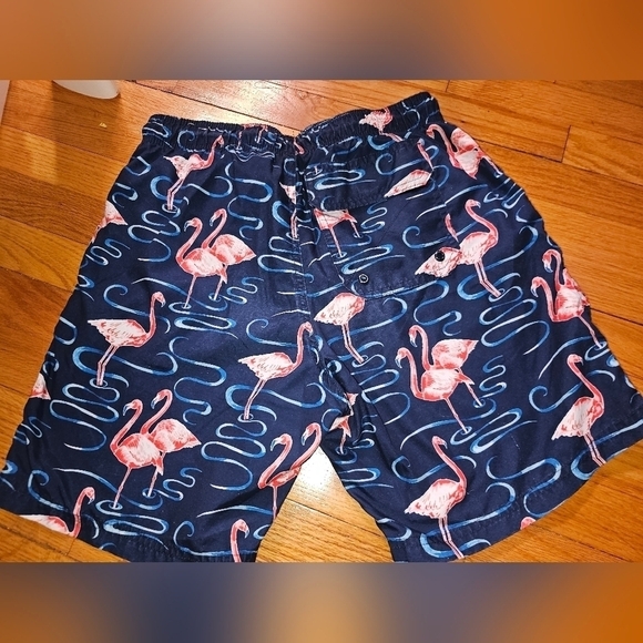 ✨ George Mens Flamingo Swim Trunks SZ 32-34 🦩 - Picture 4 of 5